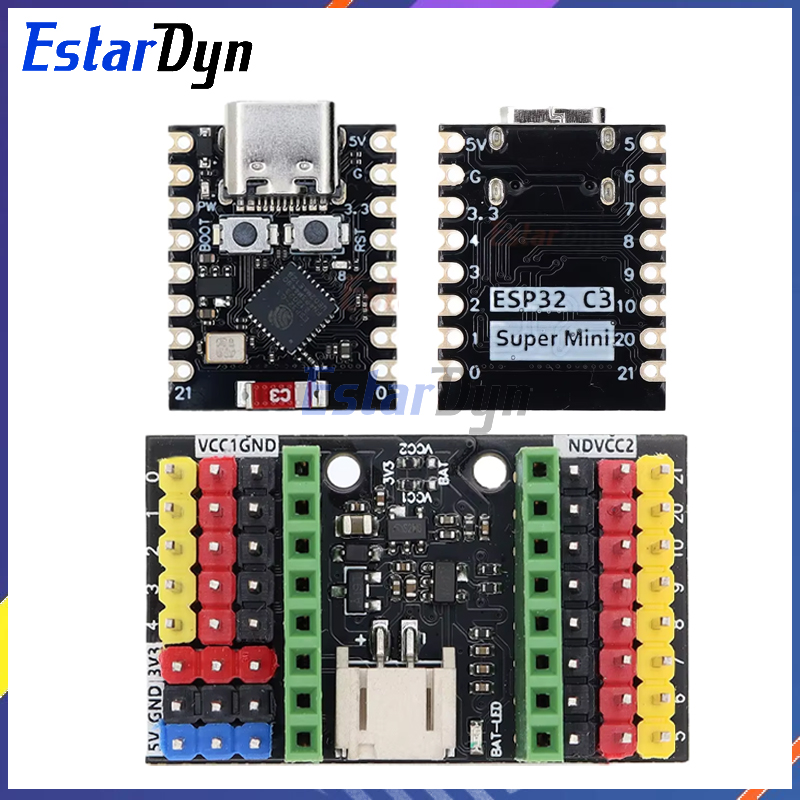 Breadboard 400 Point - Estardyn ESP32-C3 MINI Development Board ESP32