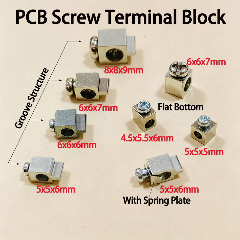 Screw Terminal Block - 10/20PCS PCB Screw Terminal Block Square