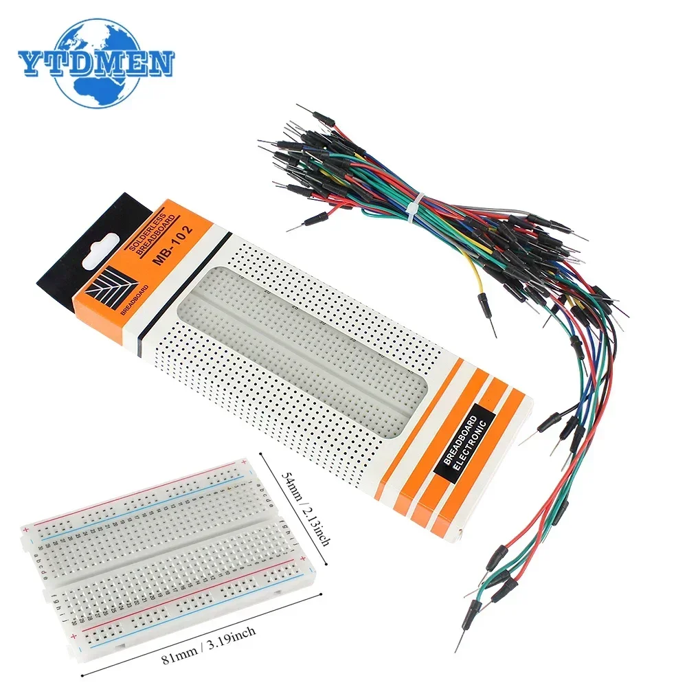 Breadboard 400 Point - MB-102 Breadboard 400 830 Points Solderless