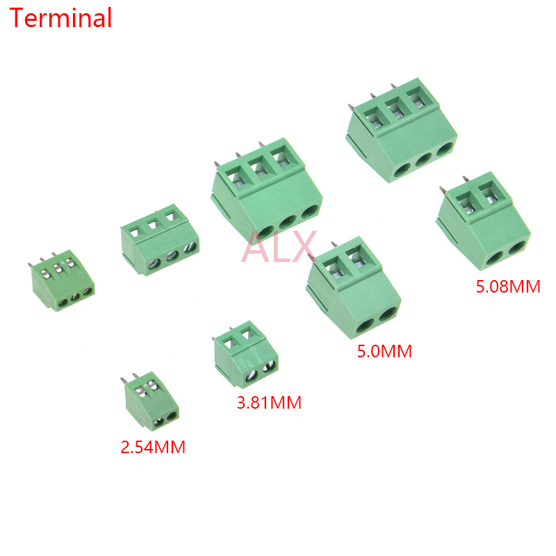 Screw Terminal Block - 10 Chiếc KF120/KF128 2.54/3.81/5.0/5.08 Sân 2P/3P
