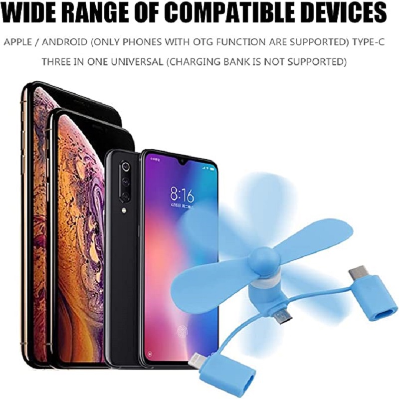3 in 1 USB Powered Phone Fan f - đánh giá và giá Micro Usb Cable