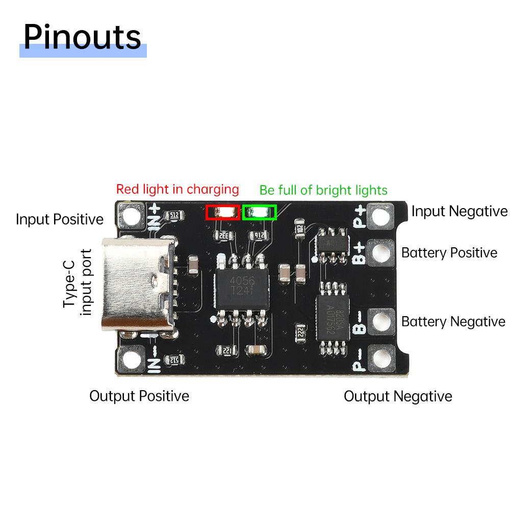 5pcs Type C DC 4-8V TP4056 Li- - đánh giá và giá Tp4056 Module