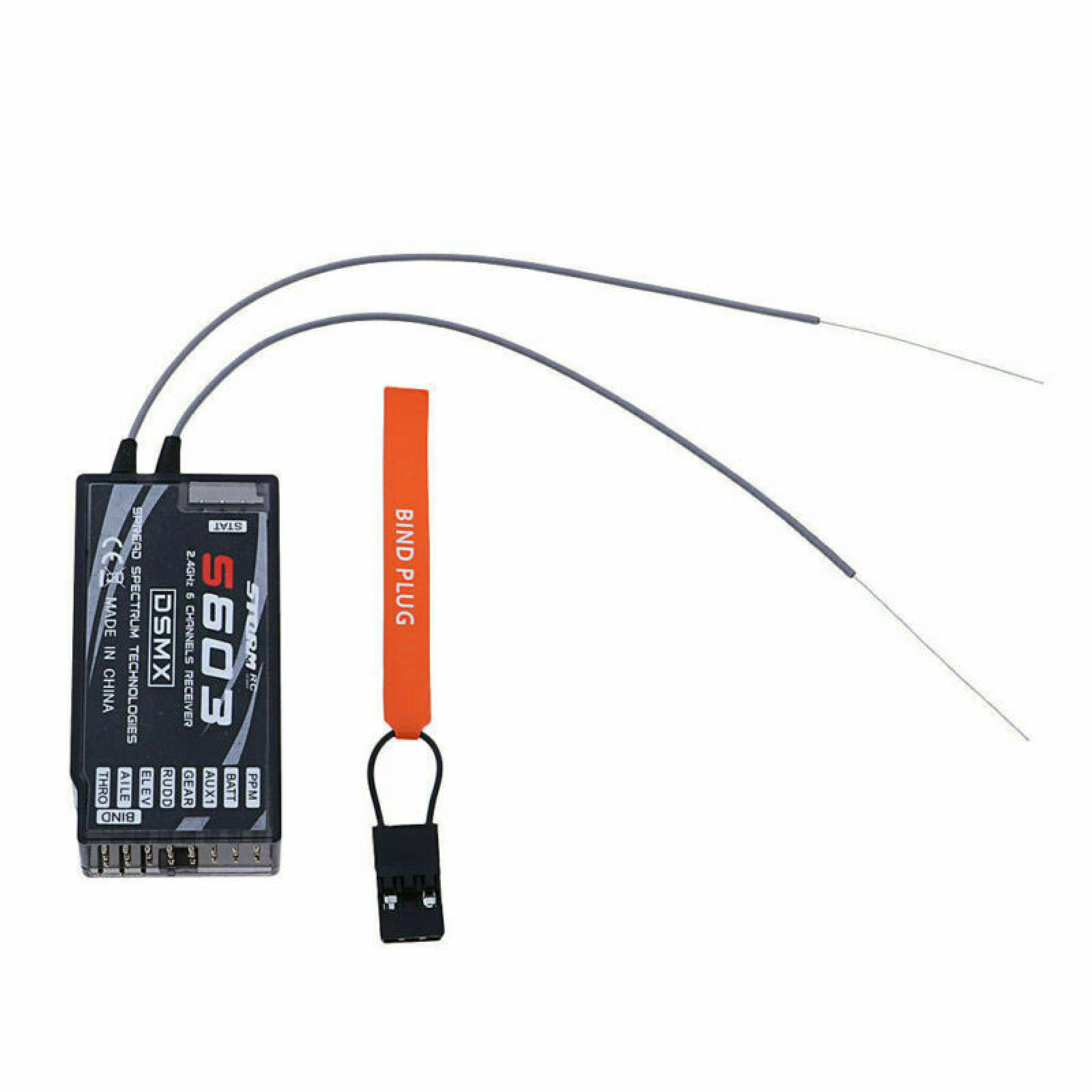 6CH 2.4GHz PPM S603 Receiver w - đánh giá và giá Antenna 2.4Ghz