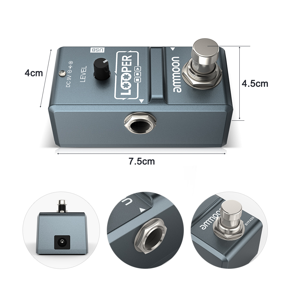 ammoon AP-09  Nano Loop Electr - đánh giá và giá Micro Usb Cable
