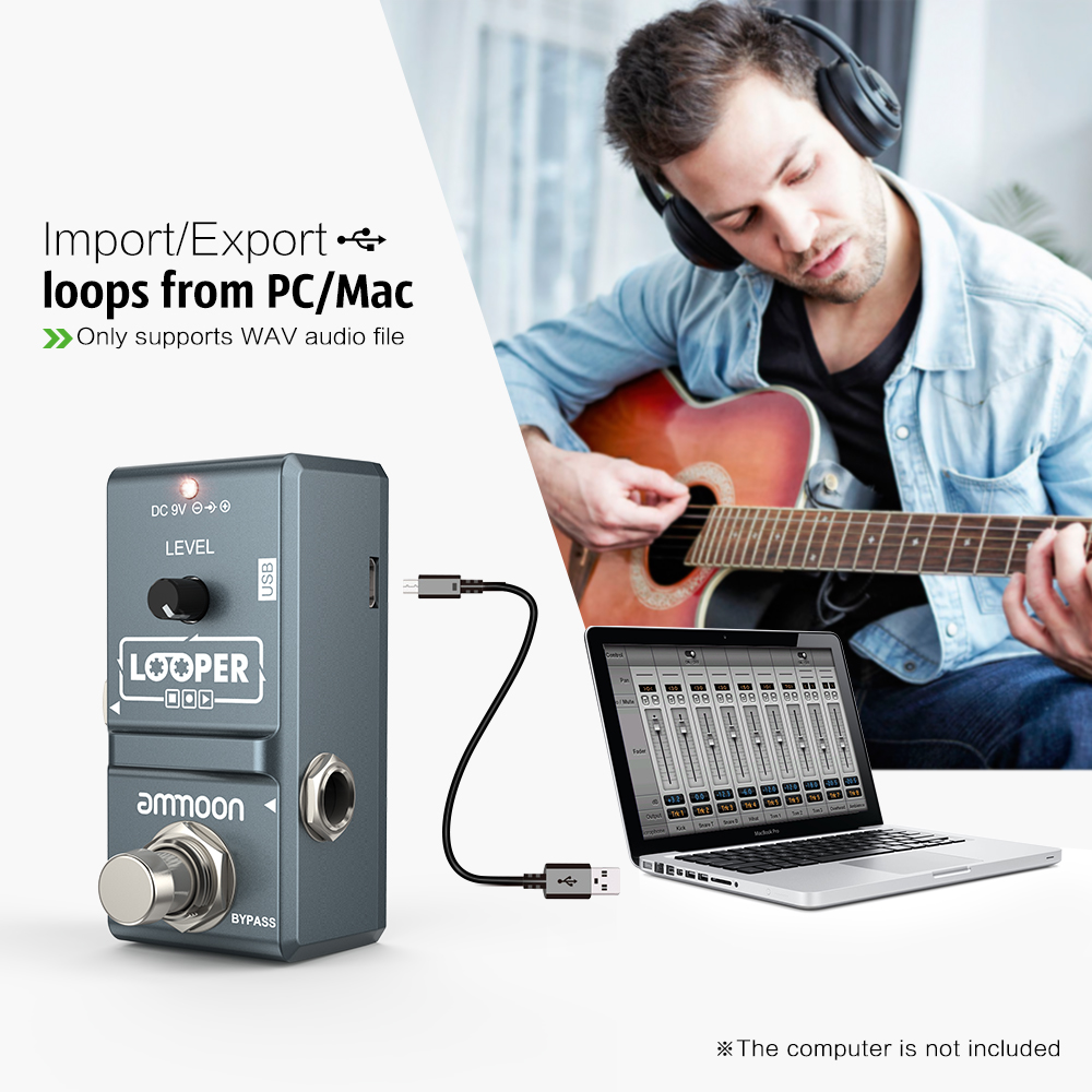 ammoon AP-09  Nano Loop Electr - đánh giá và giá Micro Usb Cable