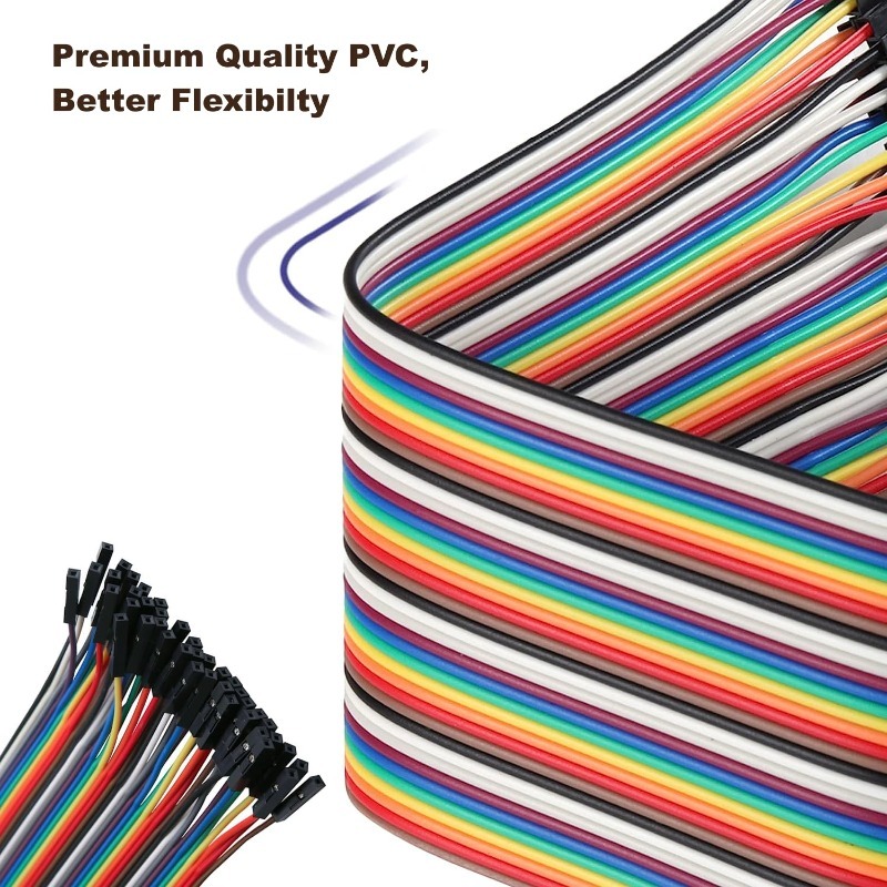 40Pin Dupont Cable Ribbon Jump - đánh giá và giá Jumper Wire Kit