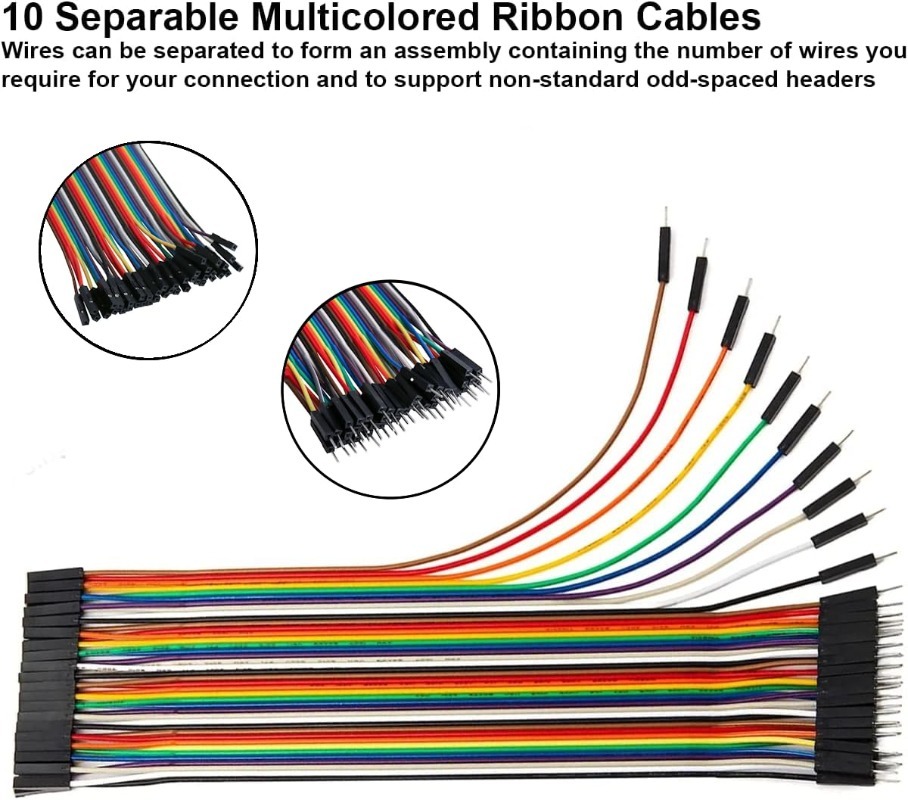 40Pin Dupont Cable Ribbon Jump - đánh giá và giá Jumper Wire Kit