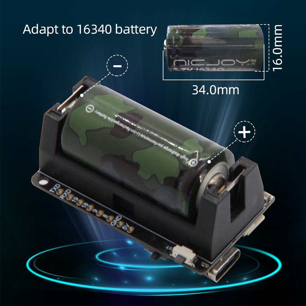 LILYGO®TTGO T-OI PLUS RISC-V E - đánh giá và giá Esp32 Battery Holder Lipo