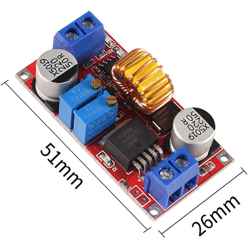 Tame High Power XL4015 5A 75W  - đánh giá và giá Esp32 Step Down Buck