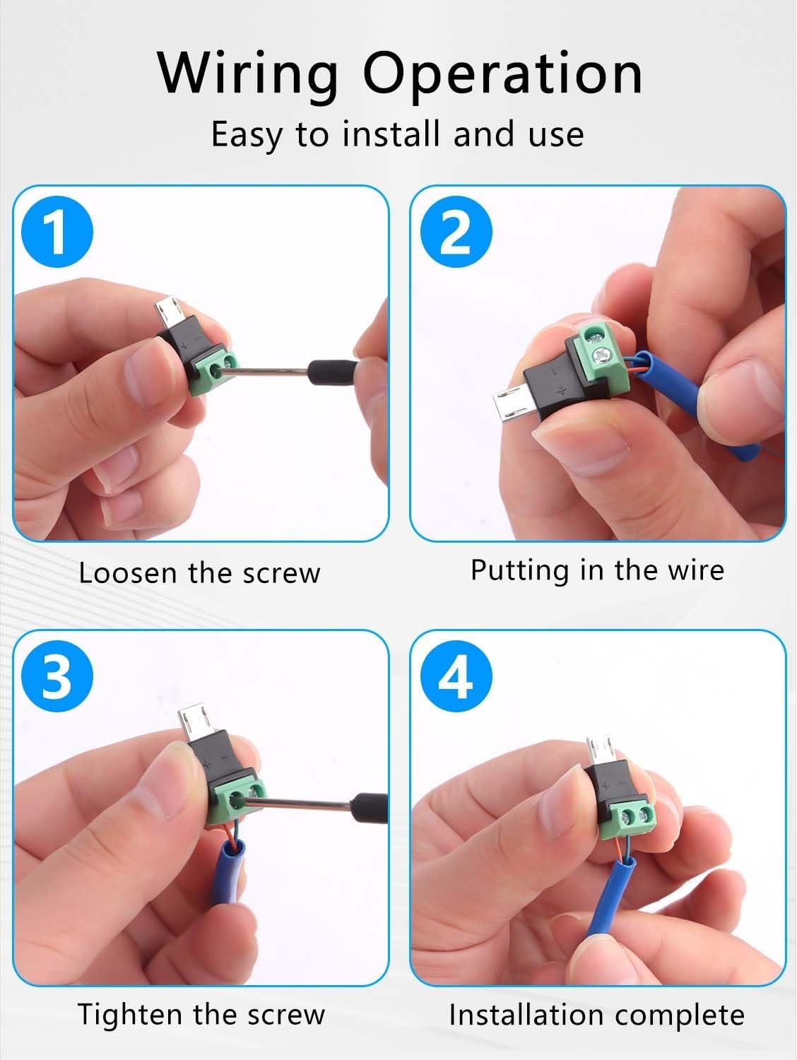 5PCS 2-Pin Screw Terminal to M - đánh giá và giá Screw Terminal Block