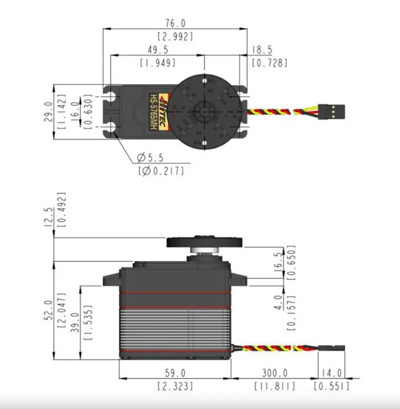 HS-5765MH High Voltage Program - đánh giá và giá Antenna 2.4Ghz