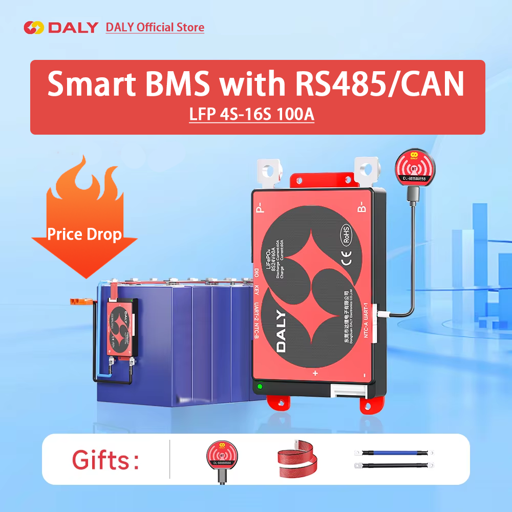 Daly Smart BMS 4S Lifepo4 12V  - đánh giá và giá Proto Board