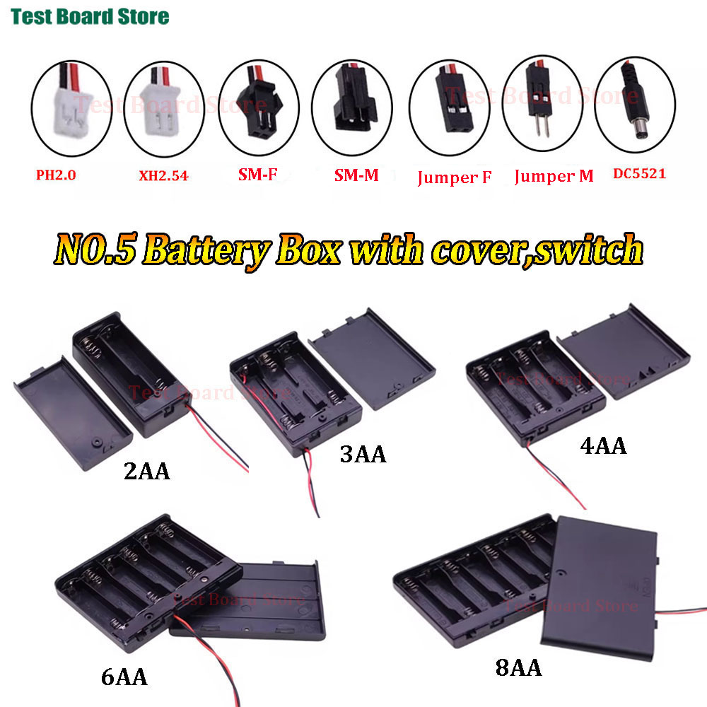 1pcs AA Battery Holder/Box In  - đánh giá và giá Jumper Wire Kit