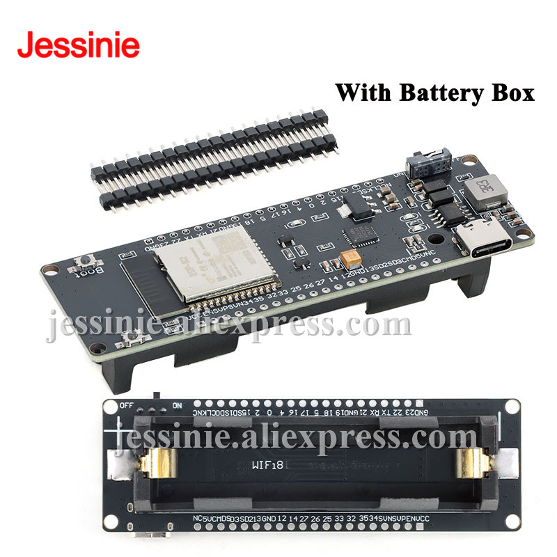 ESP32 Development Board with W - đánh giá và giá Esp32 Battery Holder Lipo