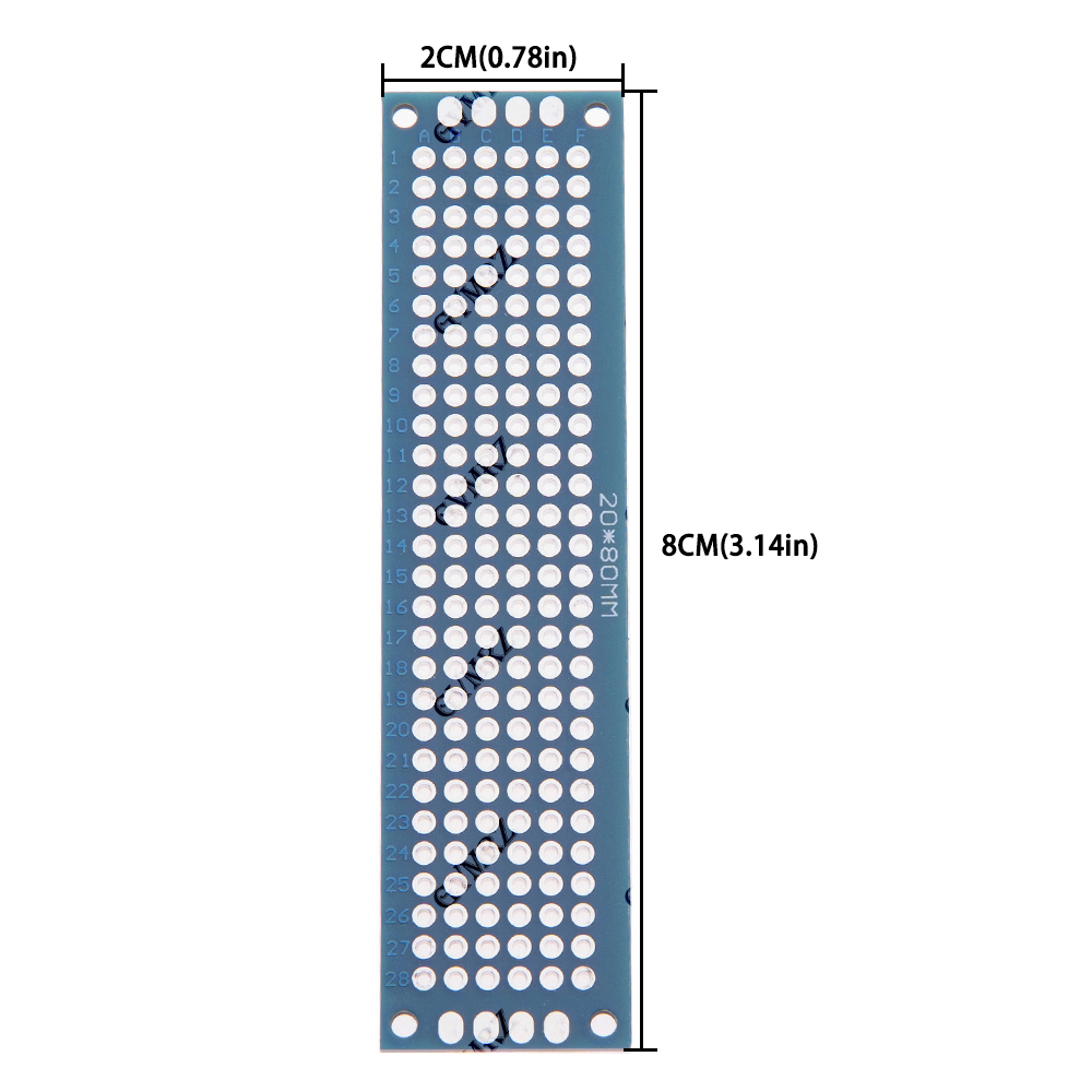 5x7cm/2x8cm/3x7cm/9x15cm/8x12c - đánh giá và giá Perfboard