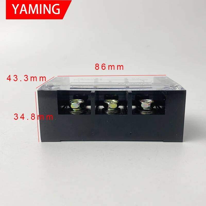 TBC-1003 100A 3P 600V 6 Tô Vít - đánh giá và giá Screw Terminal Block