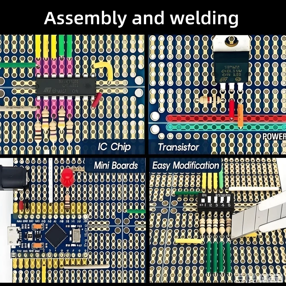 4-in-1 Snap PCB Board 89x97mm  - đánh giá và giá Perfboard
