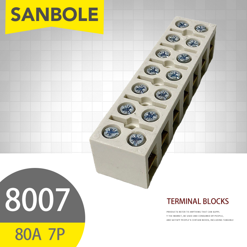 10 Chiếc 80A/7P Nhà Ga Khối Lo - đánh giá và giá Screw Terminal Block