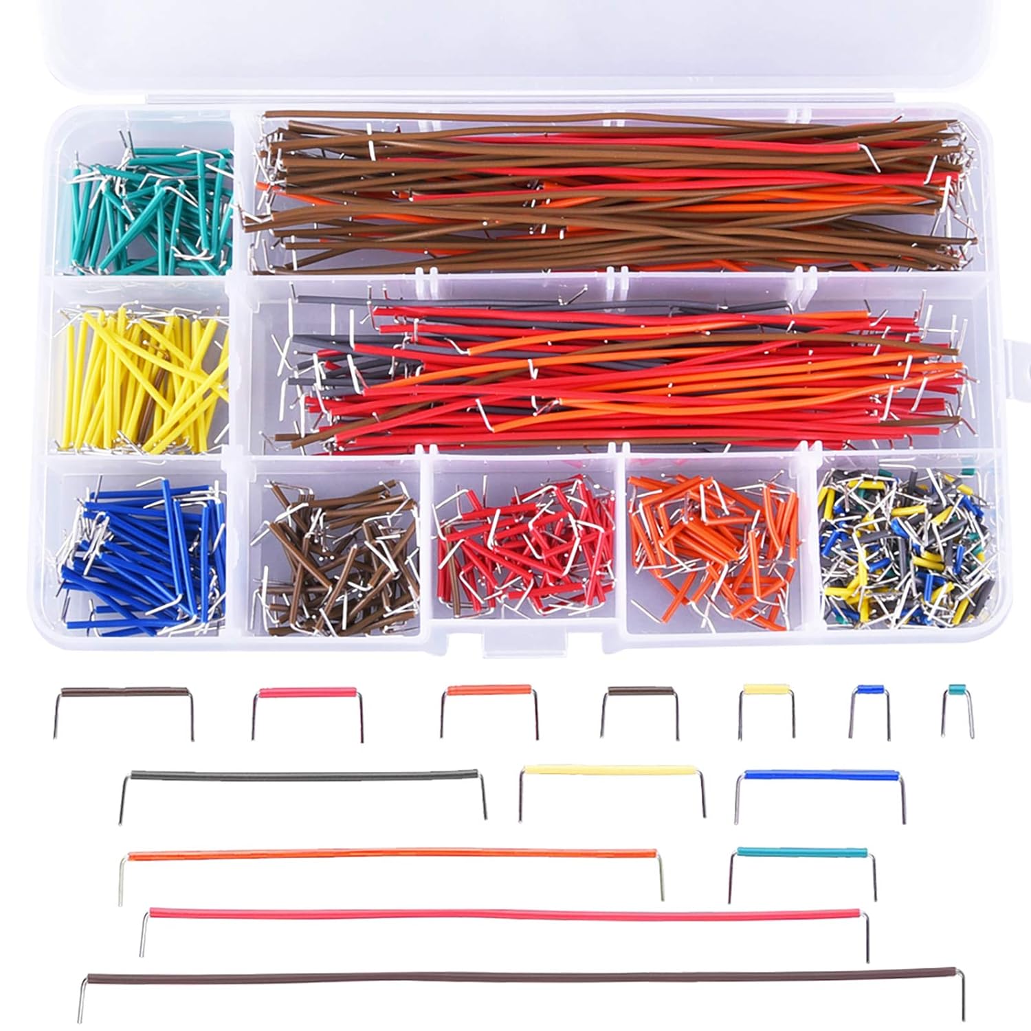 560 Pieces Jumper Wire Kit 14  - đánh giá và giá Breadboard 400 Point