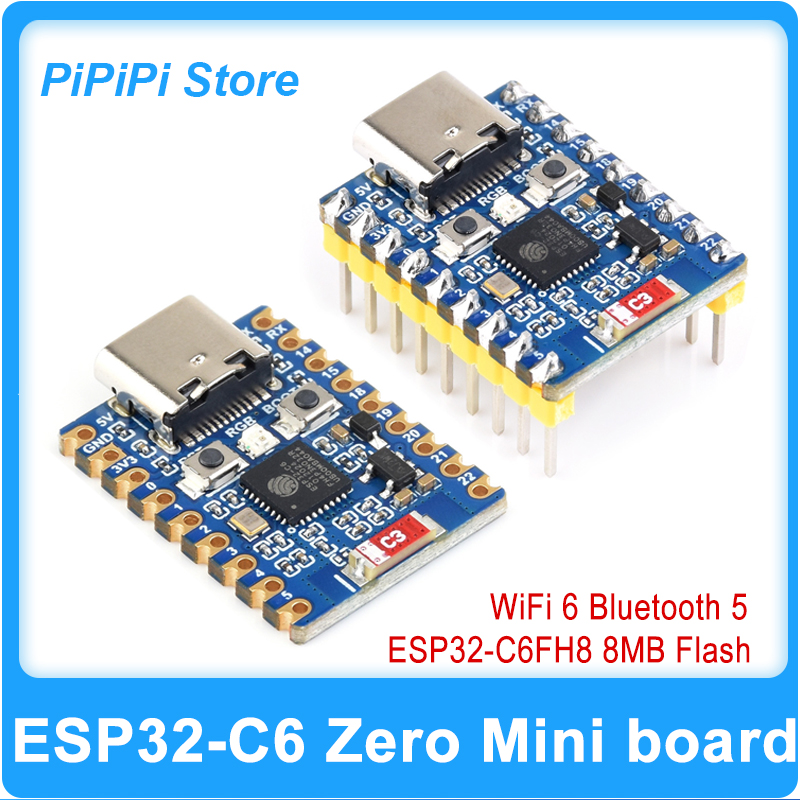 ESP32-C6 Zero Super Mini Devel - đánh giá và giá Antenna 2.4Ghz