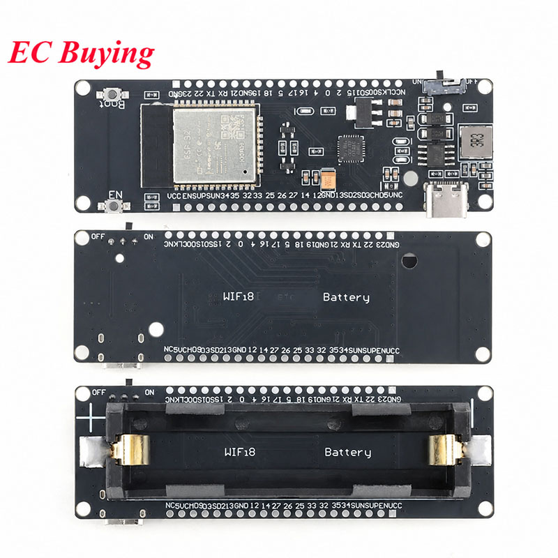 ESP32 Module Development Board - đánh giá và giá Esp32 Battery Holder Lipo