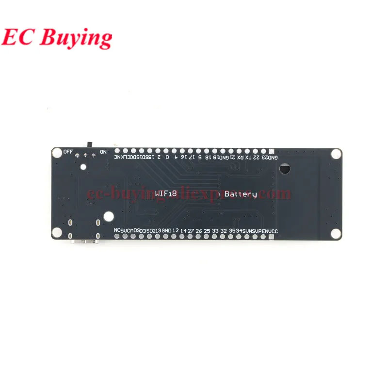 ESP32 Module Development Board - đánh giá và giá Esp32 Battery Holder Lipo