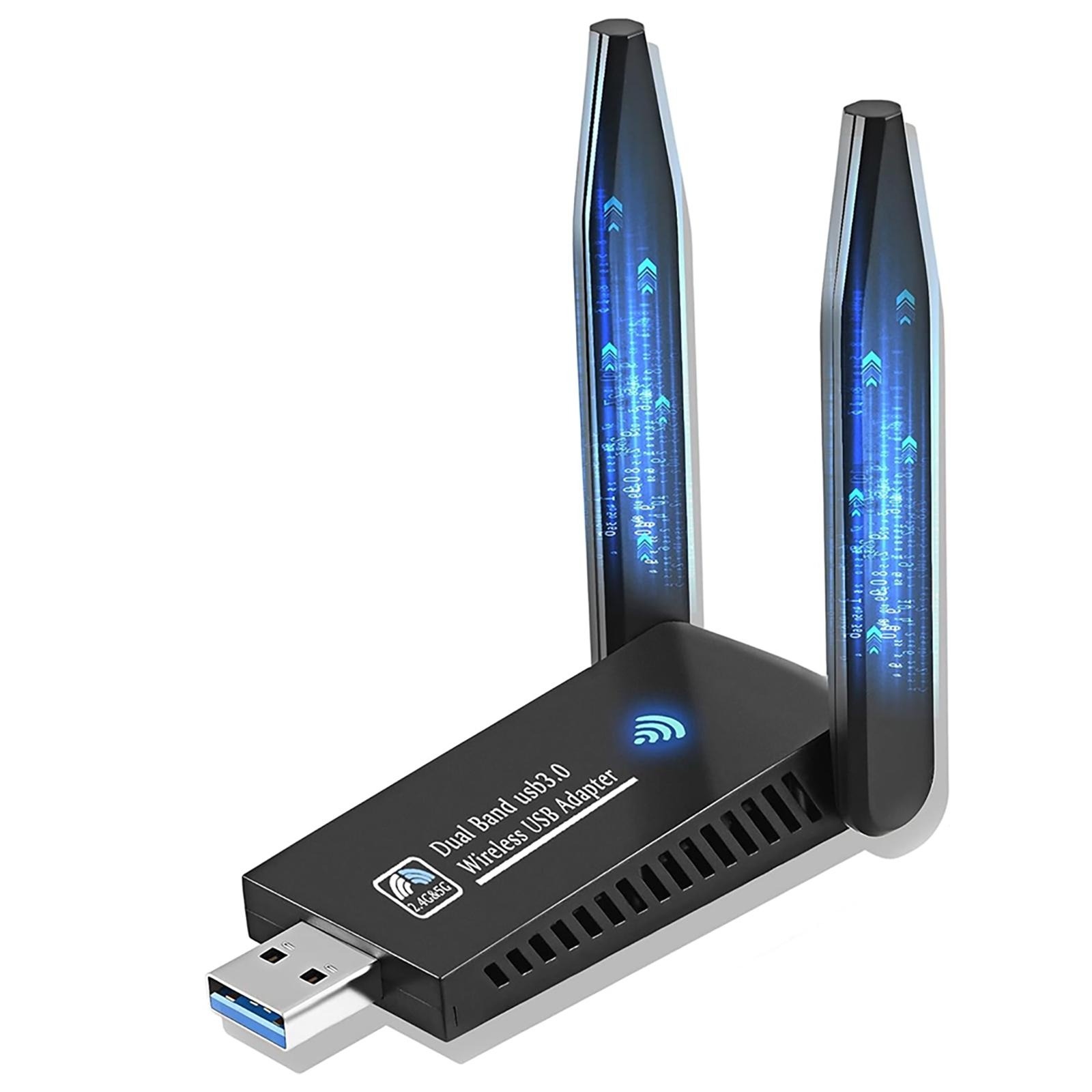 1300Mbps USB WiFi Adapter Dual - đánh giá và giá Antenna 2.4Ghz