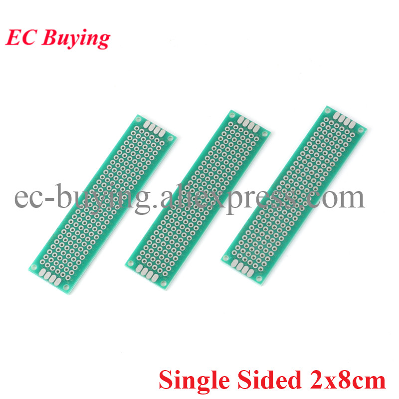10 Cái/lốc 2X8Cm Đơn 2 Mặt Đồn - đánh giá và giá Pcb Prototyping Board