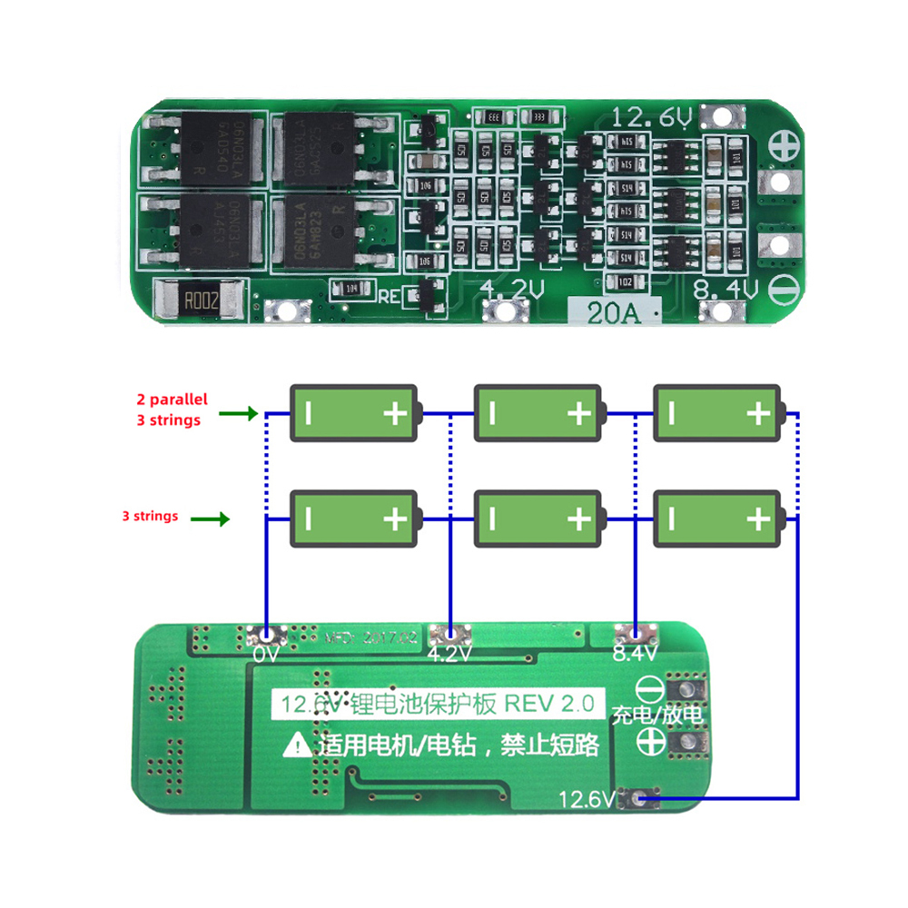 3S 20A Li-ion Lithium Battery  - đánh giá và giá Li Ion Charger Module