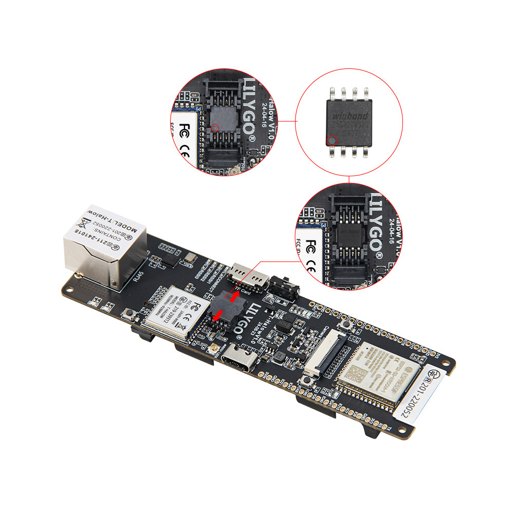 LILYGO T-Halow ESP32-S3 Develo - đánh giá và giá Esp32 Battery Holder Lipo
