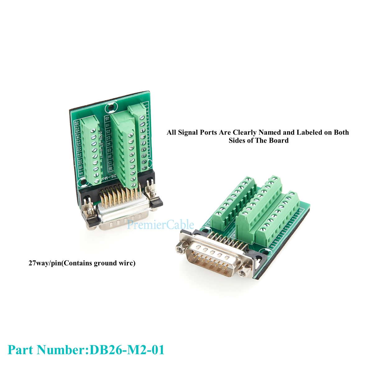 DB26 Male to Terminal Block Ma - đánh giá và giá Screw Terminal Block