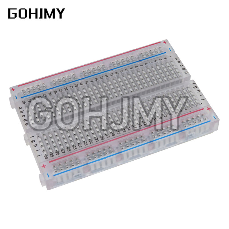 10pcs Transparent mini bread b - đánh giá và giá Breadboard 400 Point