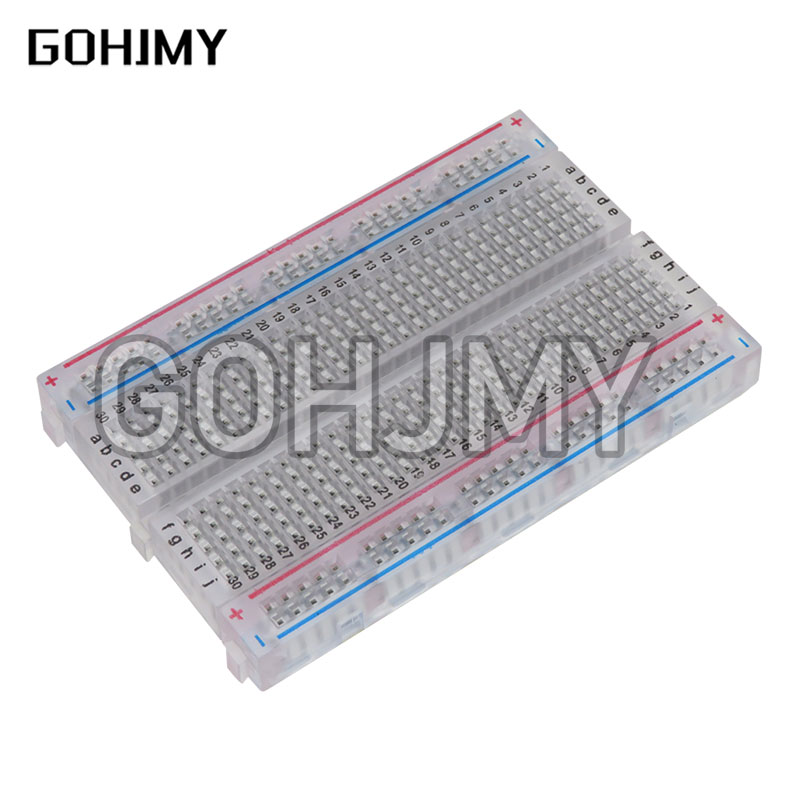 10pcs Transparent mini bread b - đánh giá và giá Breadboard 400 Point