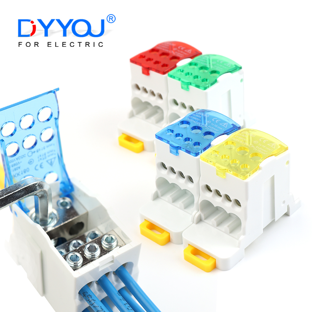1 in 6 out Rail Type Quick Wir - đánh giá và giá Screw Terminal Block
