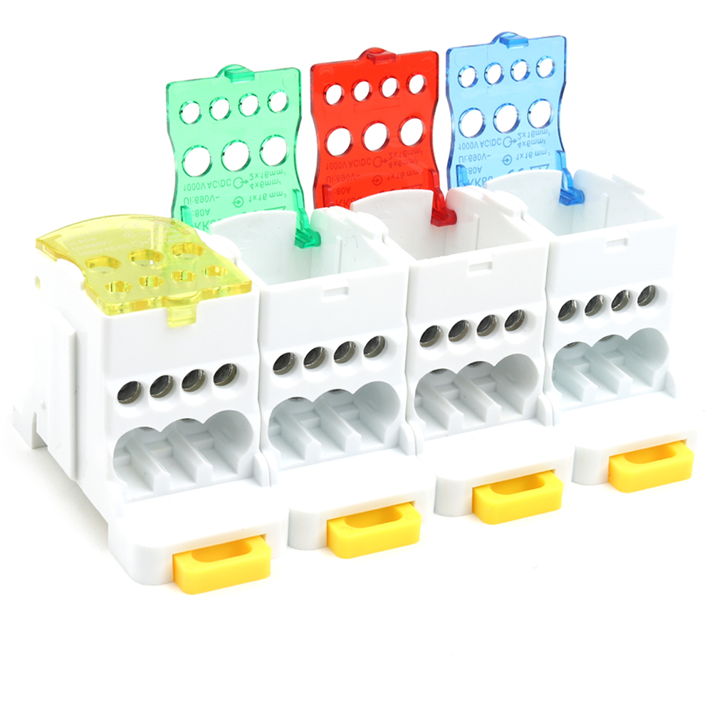 1 in 6 out Rail Type Quick Wir - đánh giá và giá Screw Terminal Block