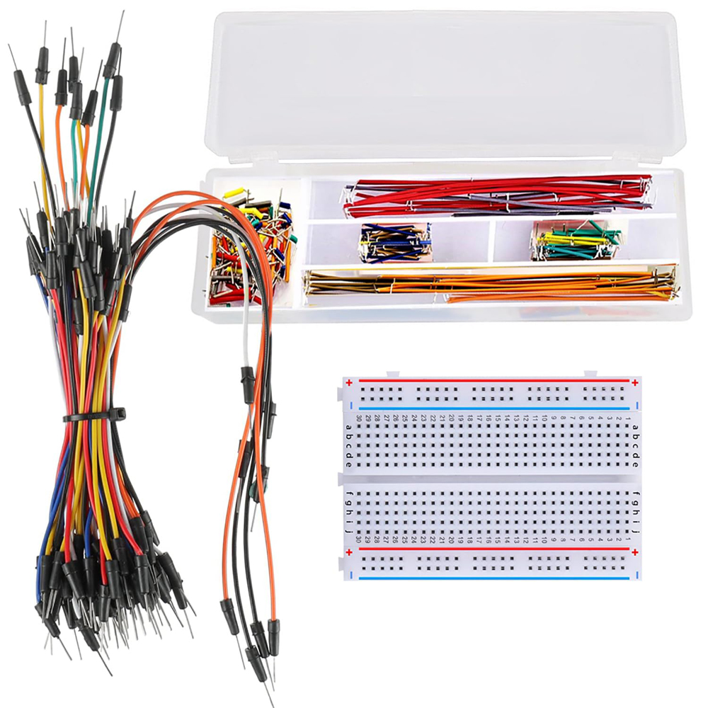 Breadboard Jumper Wire Kit wit - đánh giá và giá Breadboard 400 Point