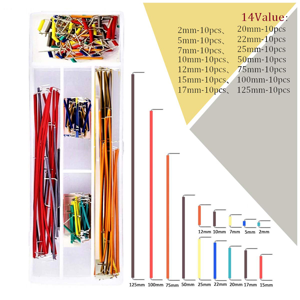 Breadboard Jumper Wire Kit wit - đánh giá và giá Breadboard 400 Point