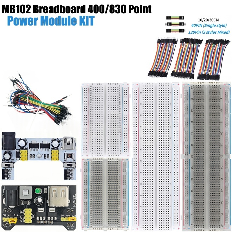 MB-102 MB102 Breadboard 400 83 - đánh giá và giá Breadboard 400 Point