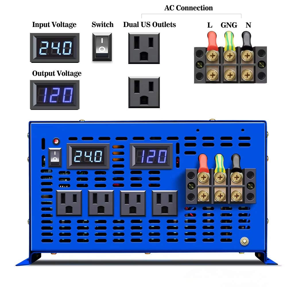 WZRLB 8000w Off Grid Power Con - đánh giá và giá Dc Dc Converter