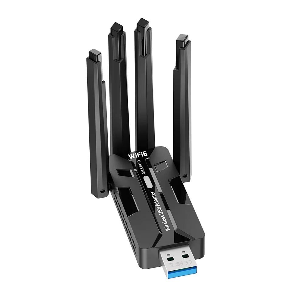 WiFi 6 USB Adapter 1800Mbps Du - đánh giá và giá Antenna 2.4Ghz