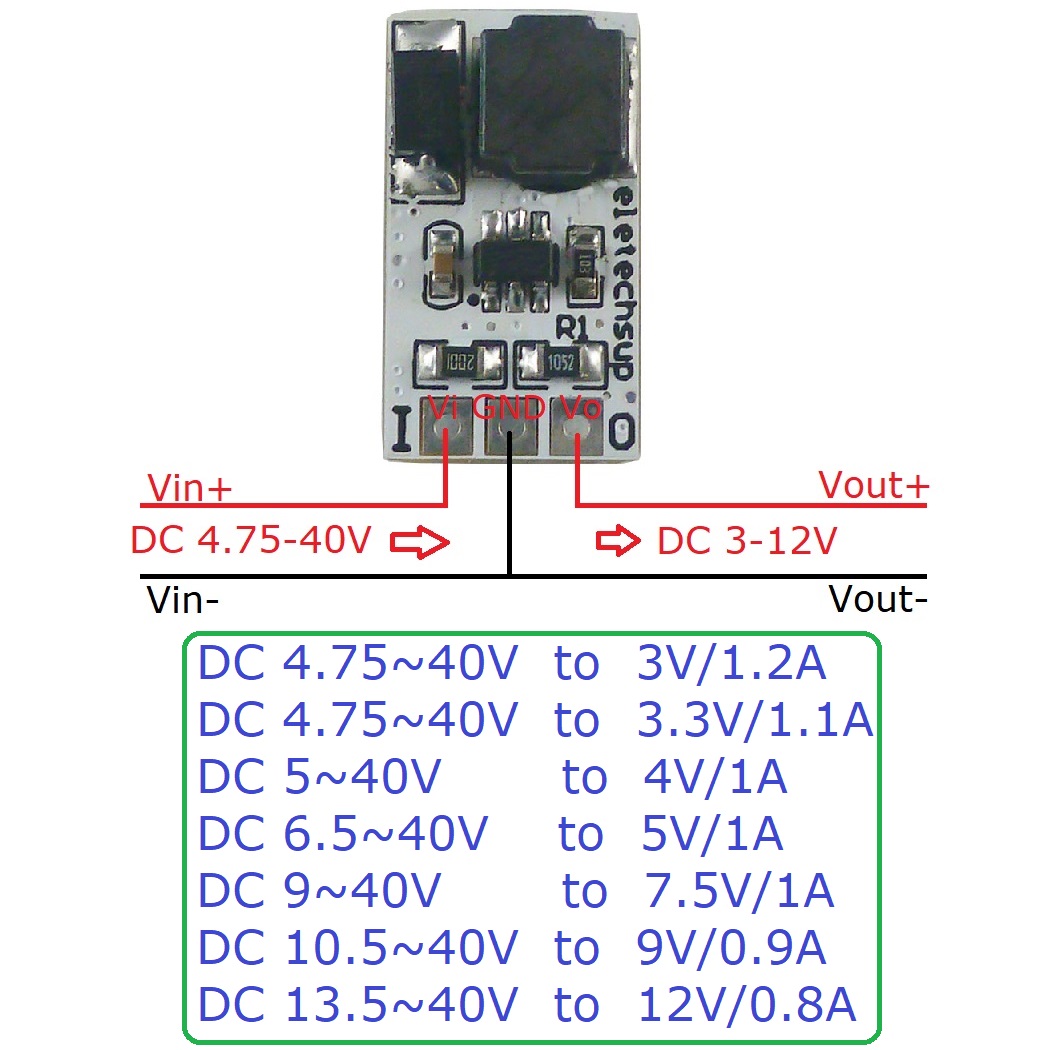 3PCS Mini DC-DC Converter Buck - đánh giá và giá Ams1117 Module
